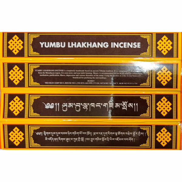 Encens Yumbu Lhakhang tibétain traditionnel pour méditation et purification, artisanat de l'Himalaya