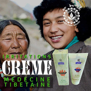 Crème médicinale tibétaine pour irritations, produits naturels de la médecine tibétaine