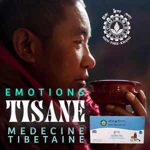 Thé tibétain Loong Tea pour émotions apaisantes, médecine tibétaine Men-Tsee-Khang