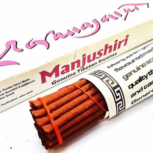 Encens tibétain Manjushiri, purifié à la main, pour méditation et purification, inspiré de la philosophie bouddhiste