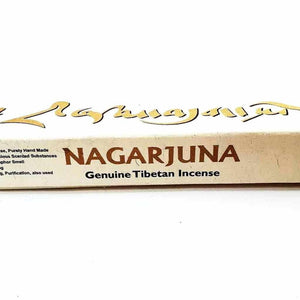 Encens tibétain Nagarjuna, purifié à la main, parfum santal, pour méditation et purification