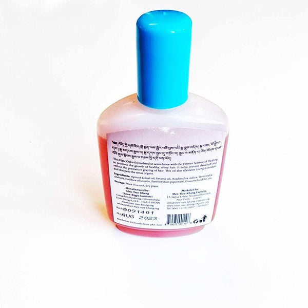 Huile capillaire tibétaine naturelle pour cheveux sains, selon la science du Tibet, avec ingrédients ayurvédiques