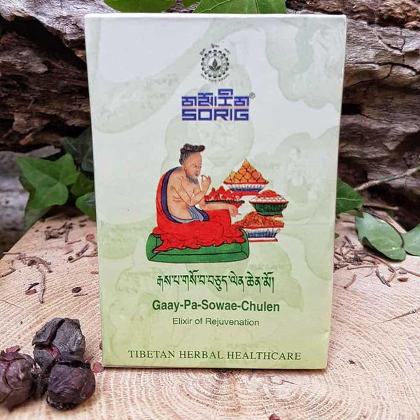Elixir de Rajeunissement Gaay-Pa-Sowae-Chulen, soins naturels tibétains, médecine herboriste bouddhiste