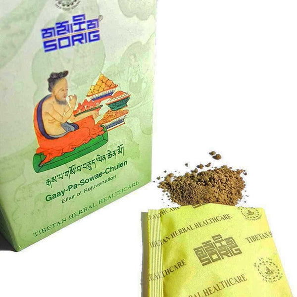 Elixir de Rejuvenation Gaay-Pa-Sowae-Chulen, produit naturel de la médecine tibétaine SORIG