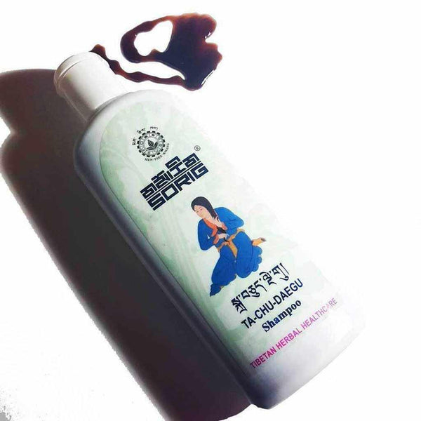 Shampoing Ta-Chu-Daegu à base de plantes tibétaines, soin naturel pour les cheveux