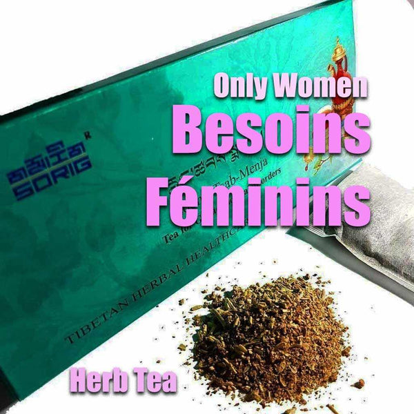 Thé aux herbes tibétain pour besoins féminins, produit naturel de médecine tibétaine
