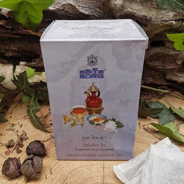 Thé Trak-Shey tibétain pour hypertension, produits naturels de médecine tibétaine, herbes sèches et sachets