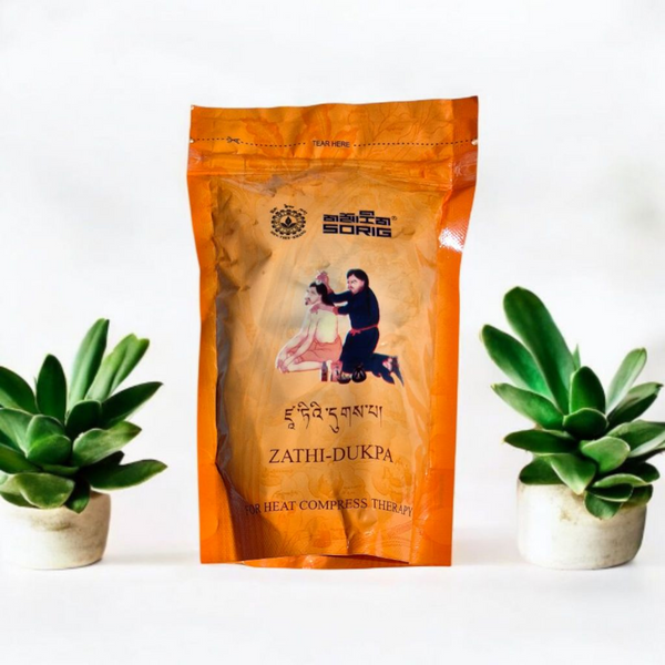 Sachet Zathi-Dukpa pour thérapie par compresses chaudes, médecine tibétaine traditionnelle
