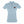 T-shirt polo bleu clair avec broderie fleur rouge, style tibétain