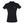 Polo noir femme avec broderie florale rouge, vêtement bouddhiste tibétain