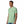 Polo vert clair avec broderie de lion tibétain, vêtement inspiré de la culture bouddhiste