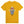 T-shirt jaune avec symbole bouddhiste tibétain, poissons, lotus et roue de la loi