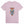 T-shirt rose pâle avec symbole bouddhiste tibétain, poissons, roue, nœud et lotus