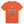 T-shirt orange avec symboles bouddhistes tibétains : poissons, roue, nœud et lotus