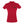 Polo rouge femme avec broderie fleur de lotus, symbole bouddhiste tibétain