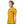 Polo jaune femme avec broderie florale, vêtement bouddhiste tibétain