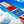 Drapeaux de prière tibétains colorés avec symboles bouddhistes, flottant dans le ciel bleu