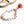 Bracelet tibétain en perles naturelles avec pompon rouge, symbole de la philosophie bouddhiste