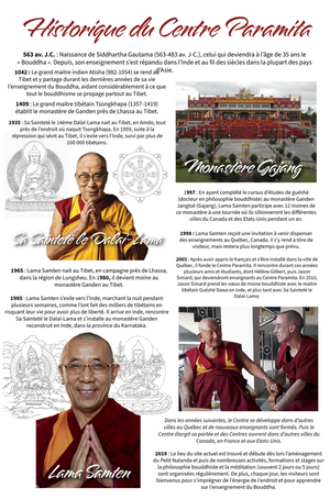 Histoire du Centre Paramita, Lama Samten, Dalaï-Lama, monastère Gajang, philosophie bouddhiste tibétaine