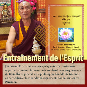 Lama Samten, enseignement de l'Esprit, philosophie bouddhiste tibétaine, textes sacrés, lotus, statue de Bouddha