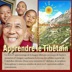 Apprendre le tibétain avec Lama Samten : livre d'apprentissage de la langue tibétaine pour francophones