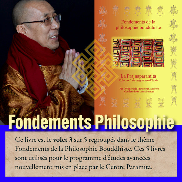 Lama Samten enseignant la philosophie bouddhiste, volet 3 de la série Fondements Philosophie