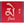 Tapis de méditation rouge avec symbole Om et mot 'Joie', bordure tibétaine traditionnelle