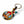 Porte-clés bouddhiste tibétain avec thangka de déité, perles turquoise et rouge, symbole de sagesse
