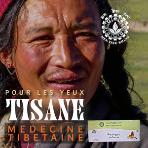 Tisane pour les yeux, médecine tibétaine Men-Tsee-Khang, soin naturel des yeux