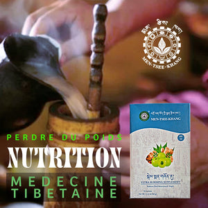 Supplément minceur tibétain Men-Tsee-Khang pour perte de poids et nutrition, médecine traditionnelle