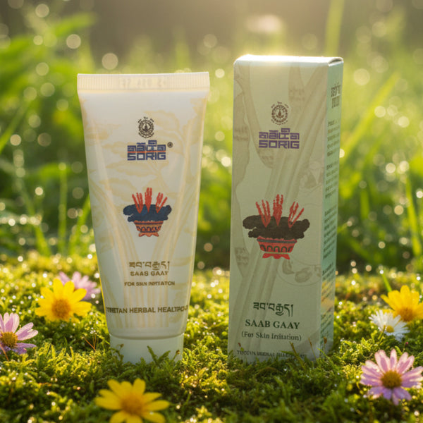 Crème Saab Gaay pour irritation cutanée, produits naturels de médecine tibétaine, herbes himalayennes