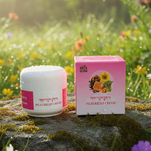 Crème naturelle pour soulagement des hémorroïdes, produits de médecine tibétaine en plein air