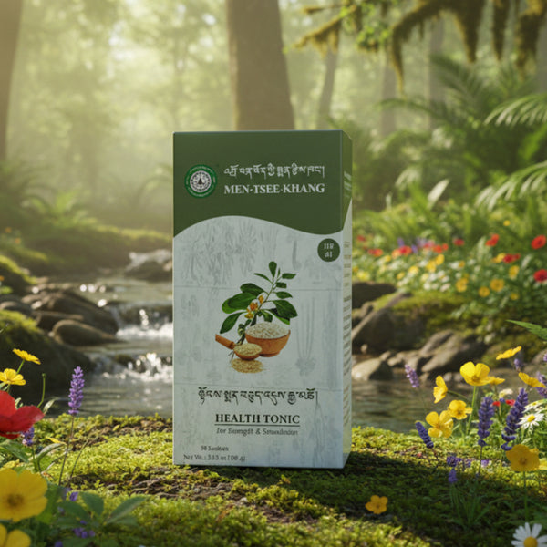 Tonic santé Men-Tsee-Khang pour vitalité & stimulation, produit de médecine tibétaine naturelle