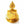 Statue dorée de Bouddha assis en méditation, style tibétain, pour décoration spirituelle et pratique bouddhiste