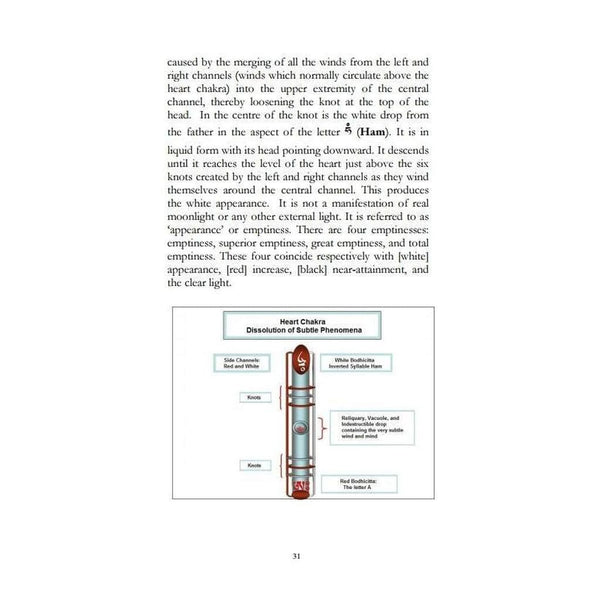 Schéma du chakra du cœur en philosophie bouddhiste tibétaine, canaux énergétiques et phénomènes subtils