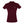 Polo bordeaux femme avec broderie florale, vêtement bouddhiste tibétain