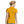 T-shirt polo jaune moutarde pour femme, vue arrière, style simple et élégant